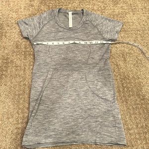 Gray Lulu lemon shirt size 6